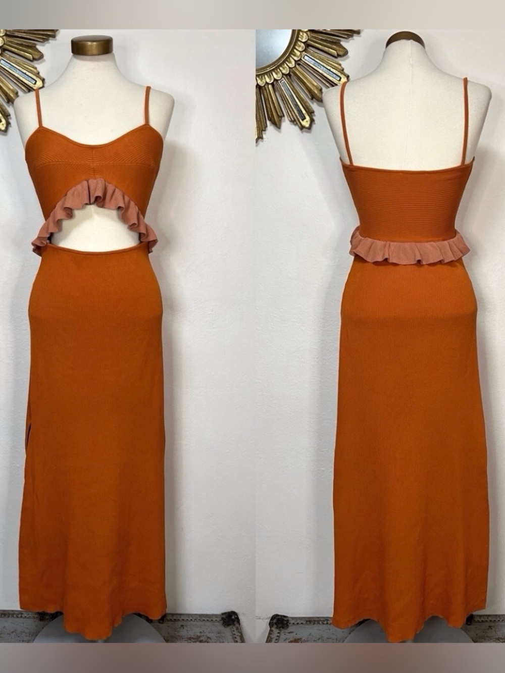 Mon Renn Calypso Knit Midi Dress